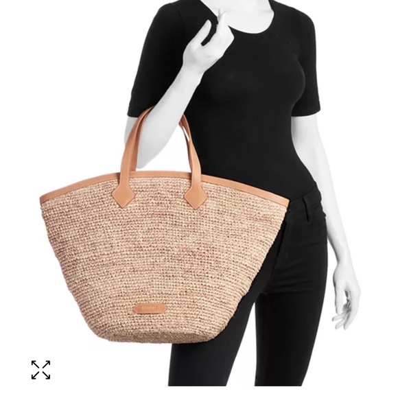 Poolside Raffia Tote - Picture 4 of 4